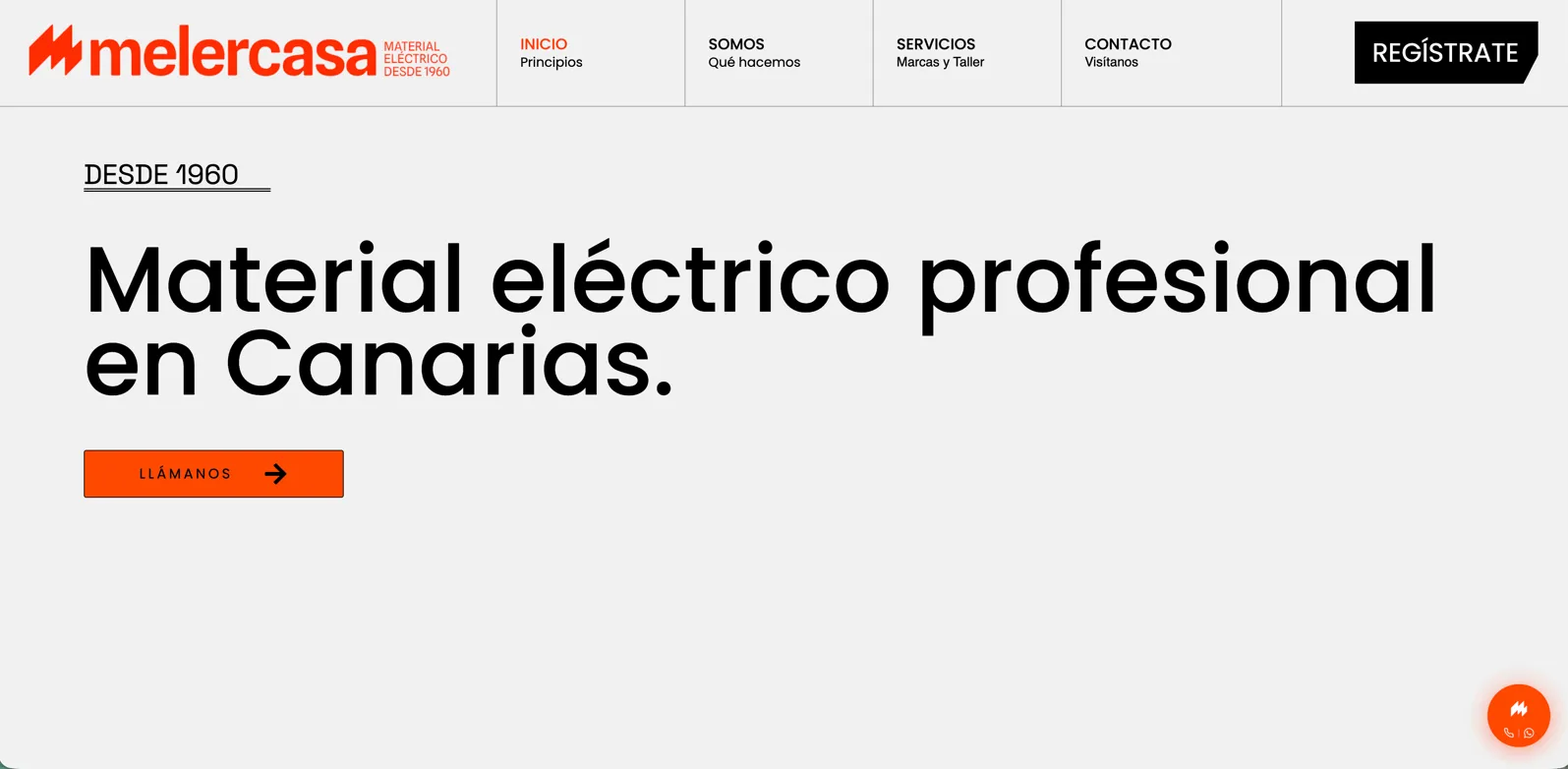 Captura de escritorio de la web de melercasa.es